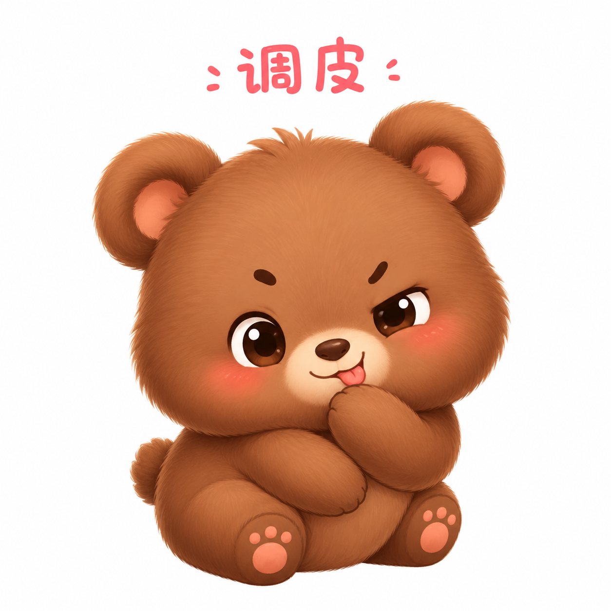 调皮