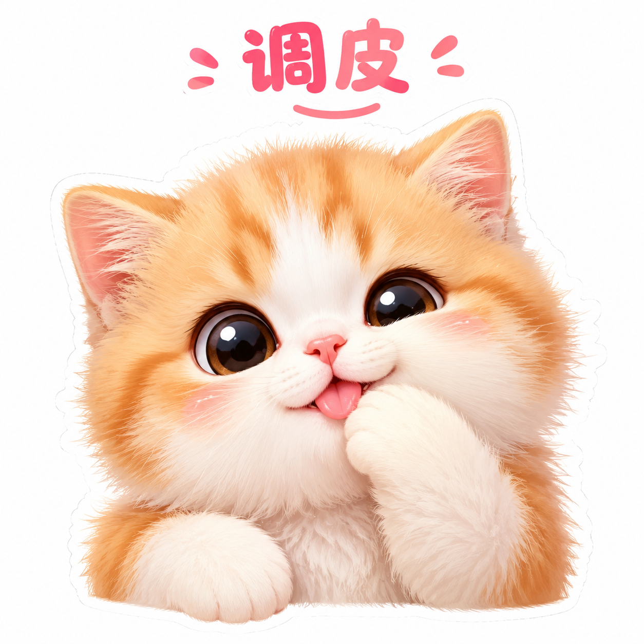 调皮