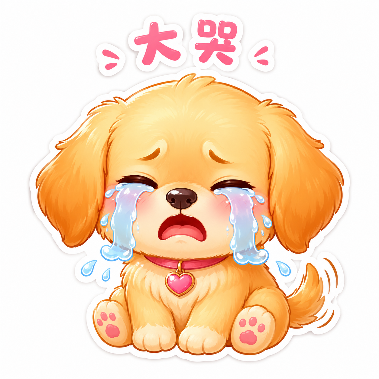 大哭