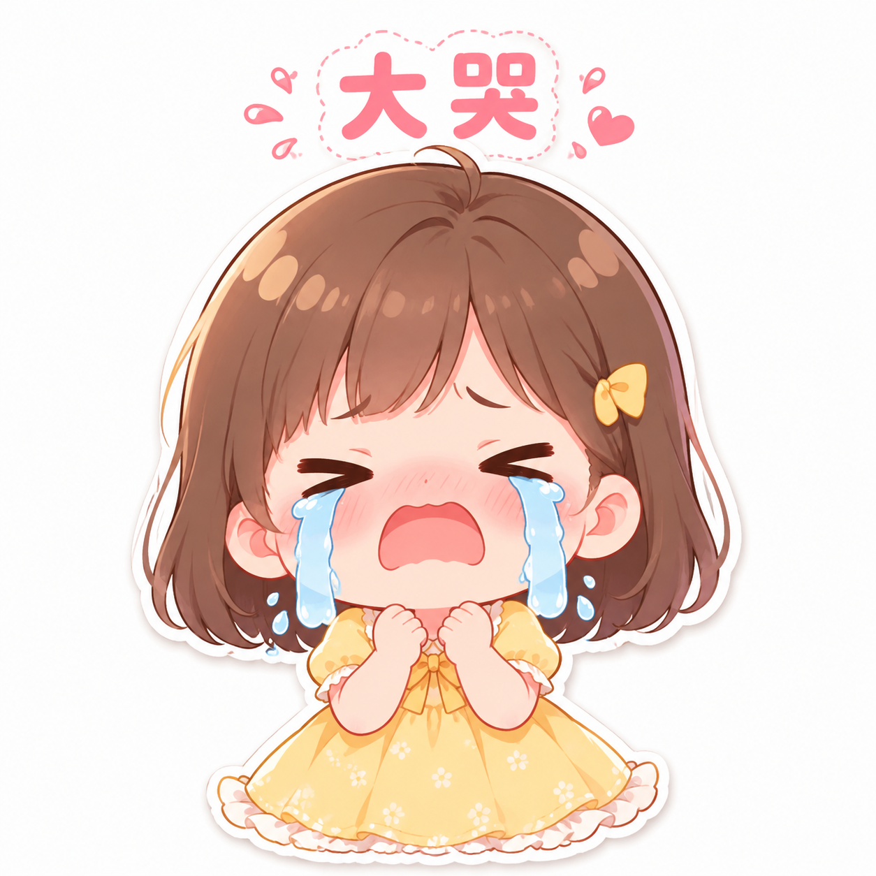大哭