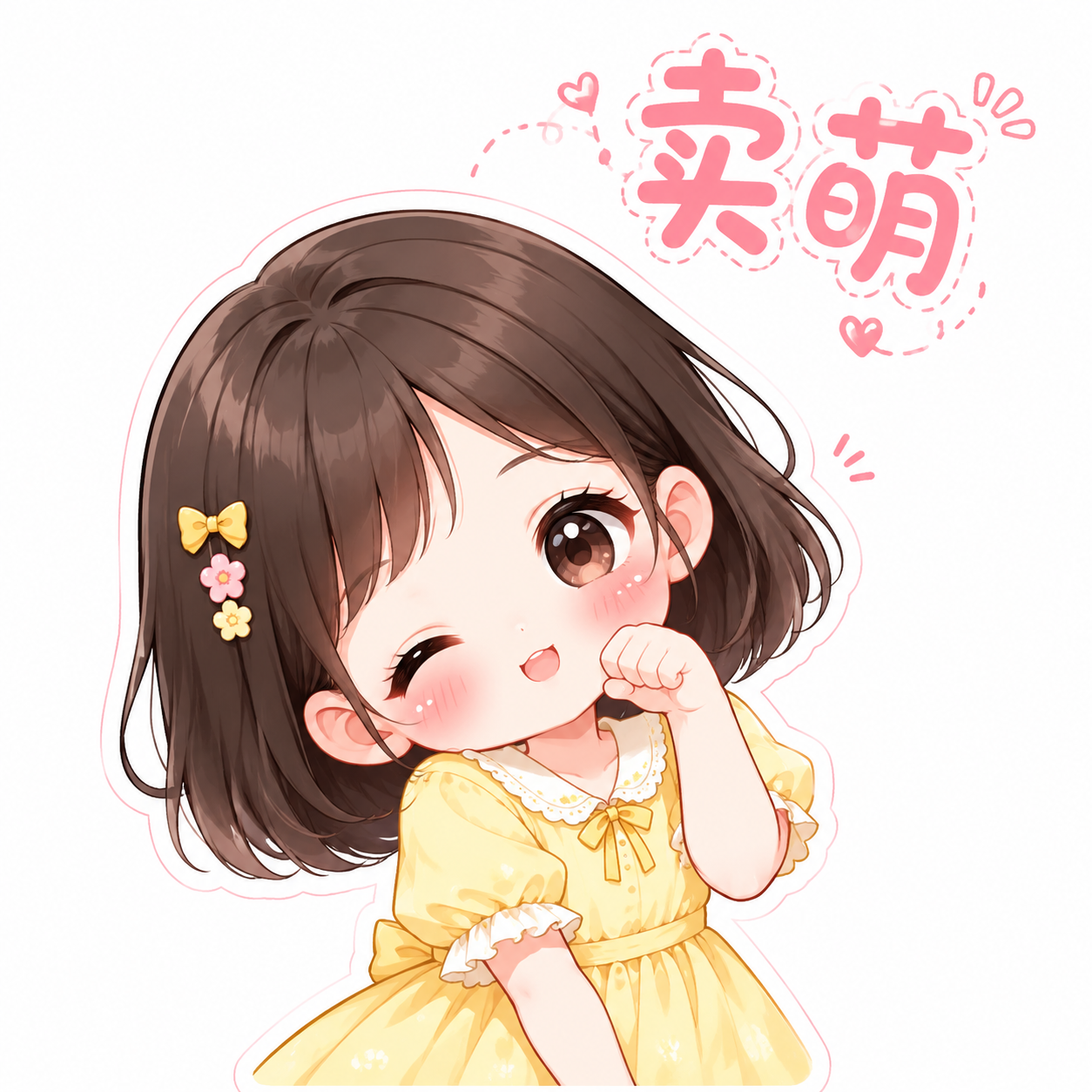 卖萌