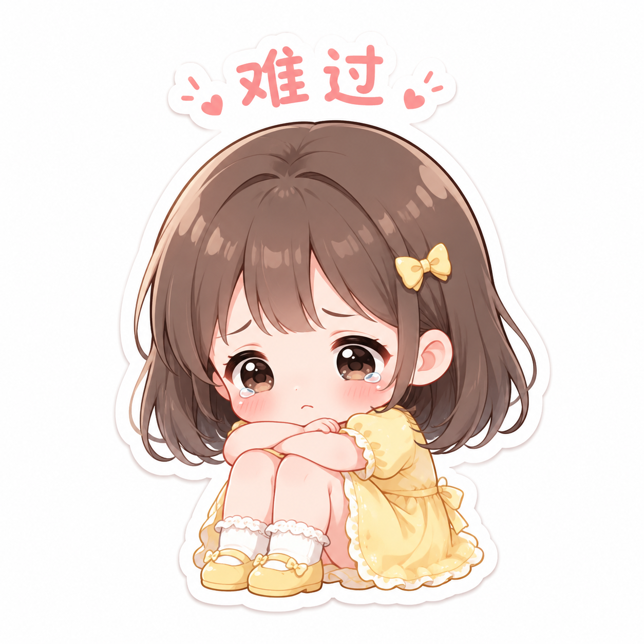 难过